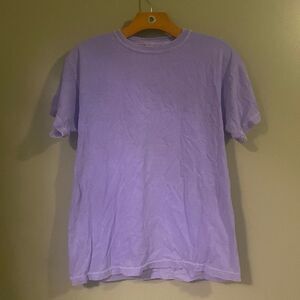 Kids Unisex Medium Purple Comfort Colors Short Sleeve Tshirt Size Youth XL EUC